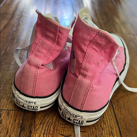 Converse  Pink Canvas Sneakers - Picture 3 of 5